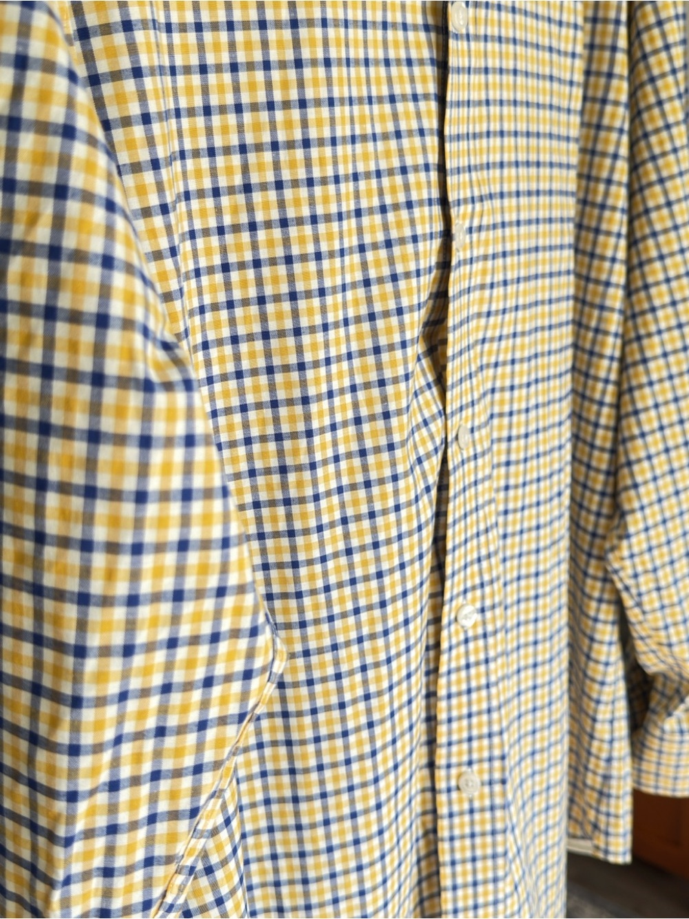 Linea Uomo Performance Shirt Tailored Fit 16.5 34/35 Button Front Dress Shirt
